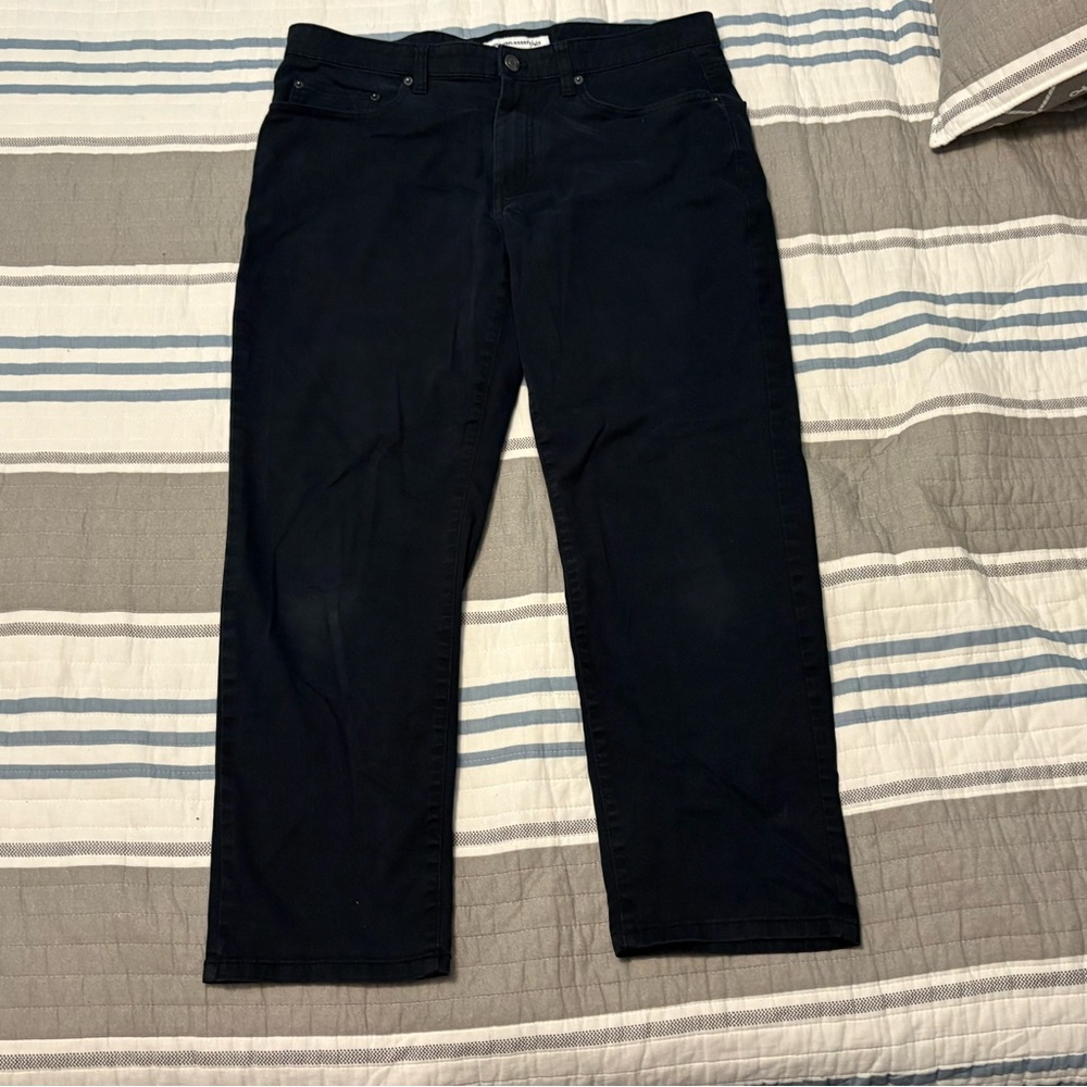 Amazon Essentials Men's Black Twill Pants